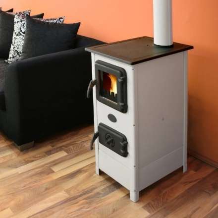 Печь-камин MBS Hera Plus белый в Новополоцке