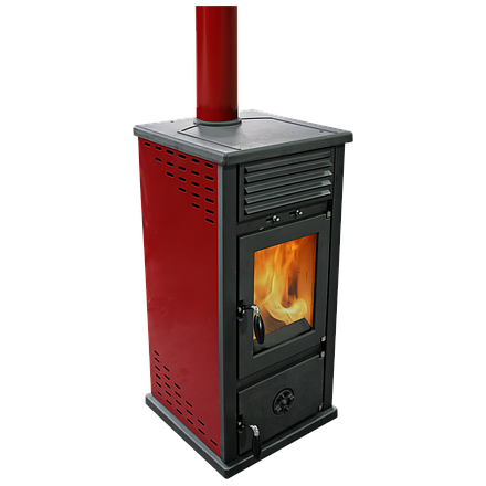 Печь-камин MBS Vesta Plus красная Амазонка бай фото в Новополоцке