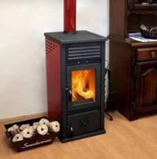 Купить Печь-камин MBS Vesta Plus красная в Новополоцке в Новополоцке