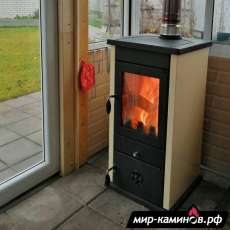 Печь-камин MBS Vesta Eco кремовая в Новополоцке