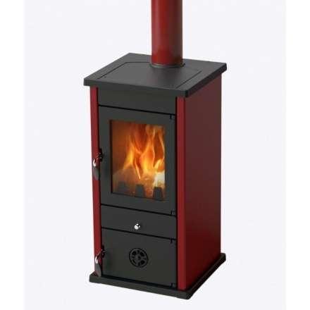Печь-камин MBS Vesta Eco бордовая фото в Новополоцке
