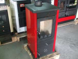 Купить Печь-камин MBS Vesta Eco бордовая в Новополоцке в Новополоцке