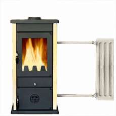 Купить Печь-камин MBS Thermo Vesta Plus кремовая (с водяным контуром) в Новополоцке в Новополоцке