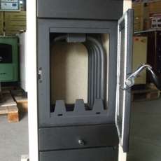 Купить Печь-камин MBS Thermo Vesta Plus кремовая (с водяным контуром) в Новополоцке в Новополоцке