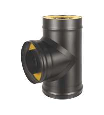 Сэндвич-тройник 90° BLACK AISI 430-0,8 мм утепл. 50 мм купить в Новополоцке