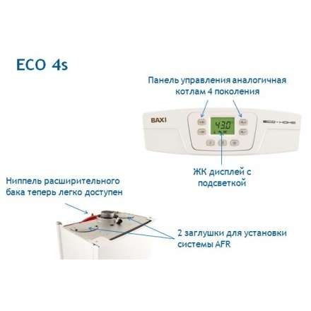 Газовый котел Baxi ECO 4S 24F в Новополоцке