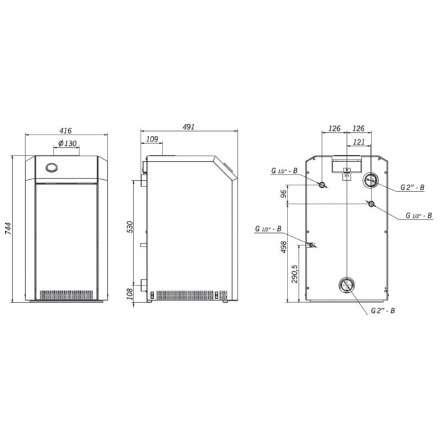 Газовый котел Лемакс Премиум 16 в Новополоцке