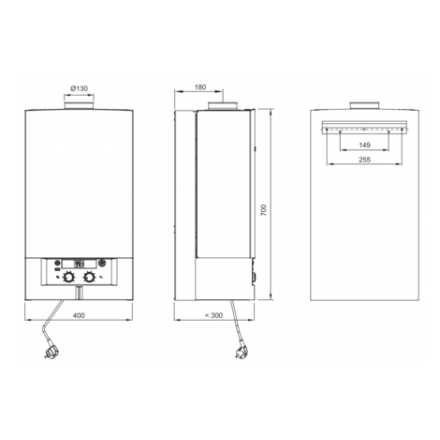 Газовый котел Bosch GAZ 3000 W ZW 14-2 DHKE в Новополоцке
