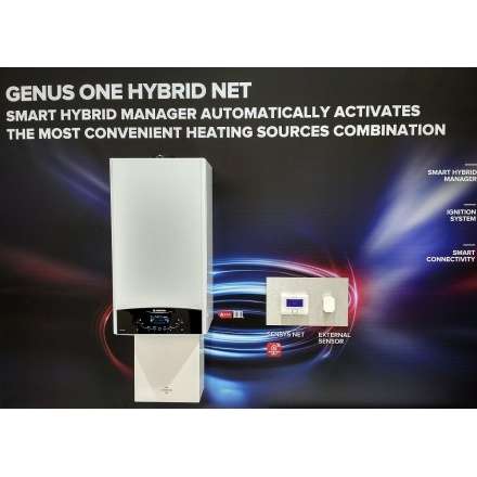 Конденсационный газовый котел Ariston GENUS ONE SYSTEM 24 в Новополоцке