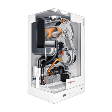 Конденсационный котел Viessmann Vitodens 50-W BPJD 24 кВт двухконтурный в Новополоцке