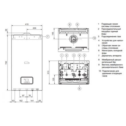 Газовый котел Protherm Гепард 23 MOV (atmo) в Новополоцке
