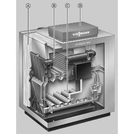 Газовый котел Viessmann Vitogas 100-F 42 в Новополоцке