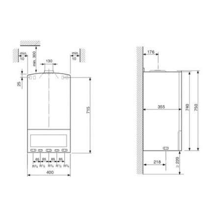 Газовый котел Bosch GAZ 4000 ZWA 24-2 K в Новополоцке