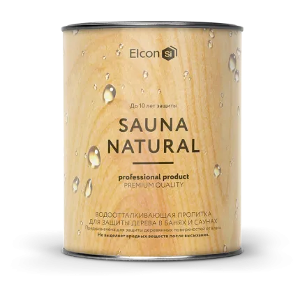 Пропитка для бани и сауны Elcon (Элкон) Sauna Natural 2 л в Новополоцке